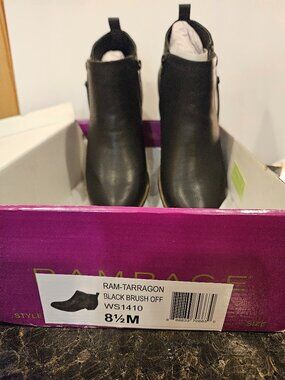 RAMPAGE BLACK BOOTIES